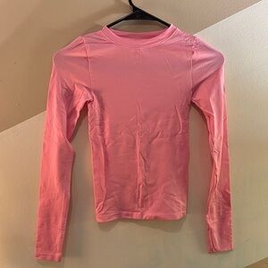 Wild Fable Bright Pink Long Sleeve Tee